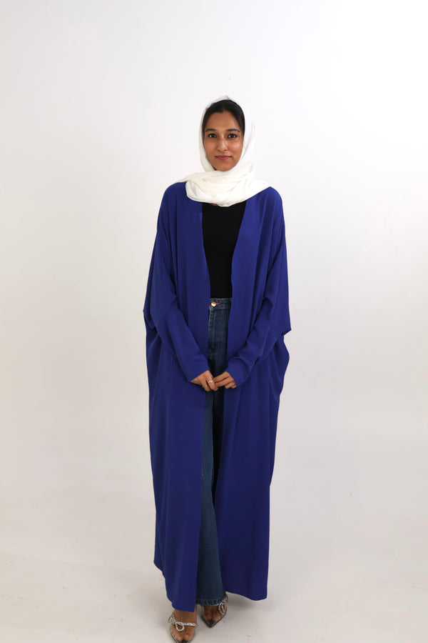 HANA OPEN CAPE - INDIGO BLUE