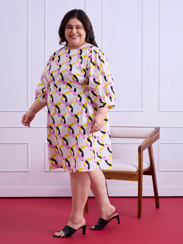 COTTON CANDY SWIRL DRESS