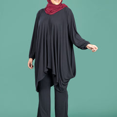 MIRA CORD SET - RIBBED BLACK