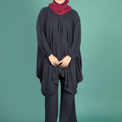 MIRA CORD SET - RIBBED BLACK