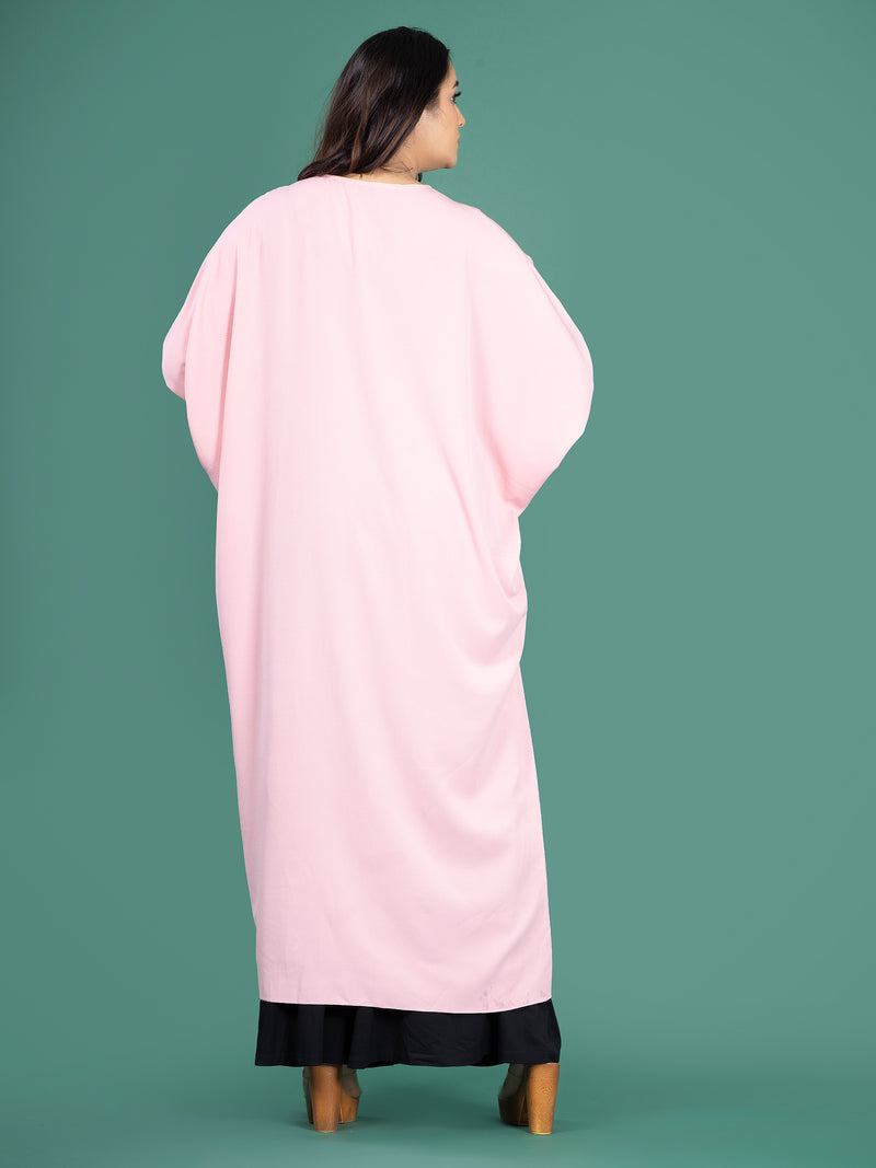 HANA OPEN CAPE - BABY PINK