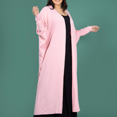 HANA OPEN CAPE - BABY PINK