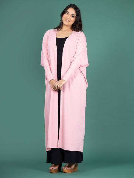 HANA OPEN CAPE - BABY PINK