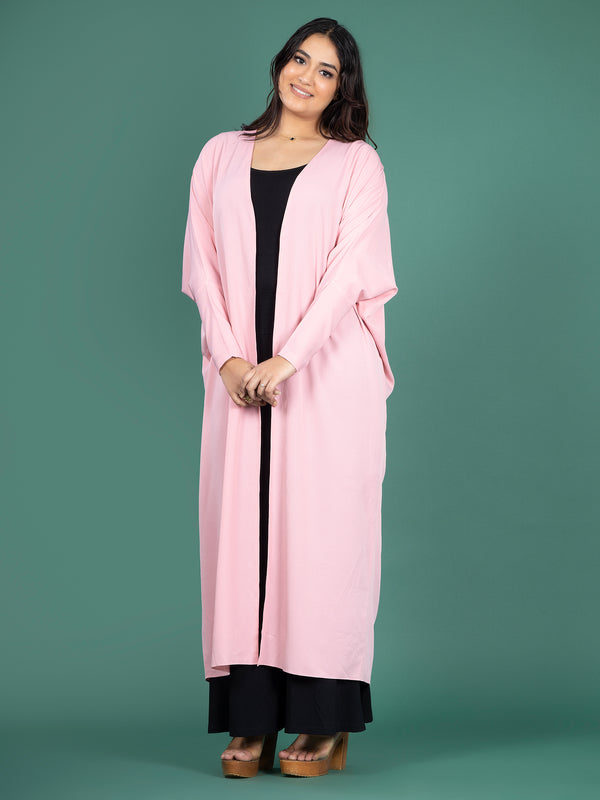 HANA OPEN CAPE - BABY PINK