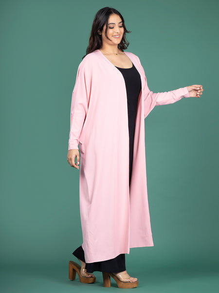 HANA OPEN CAPE - BABY PINK