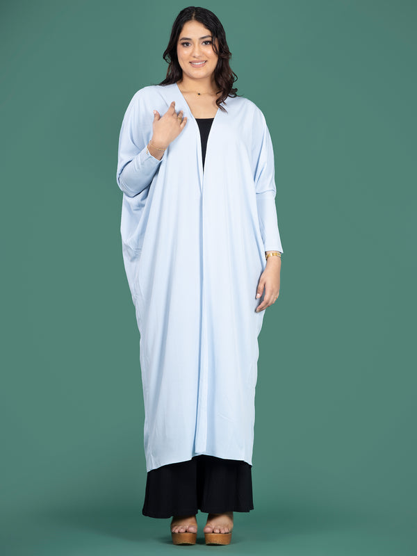 HANA OPEN CAPE - SKY BLUE