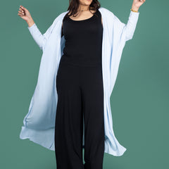 HANA OPEN CAPE - SKY BLUE