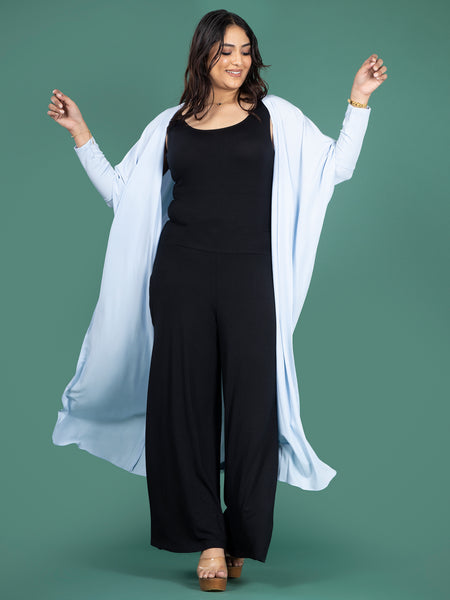 HANA OPEN CAPE - SKY BLUE