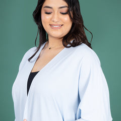 HANA OPEN CAPE - SKY BLUE