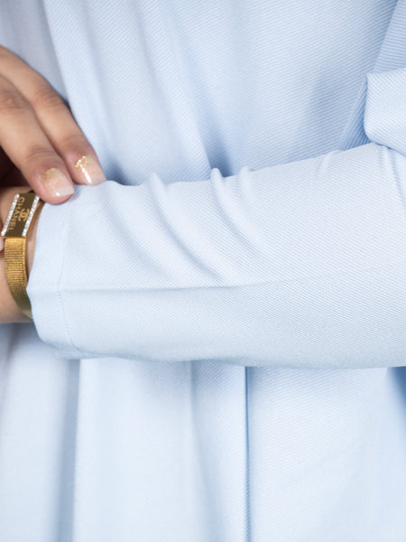 HANA OPEN CAPE - SKY BLUE