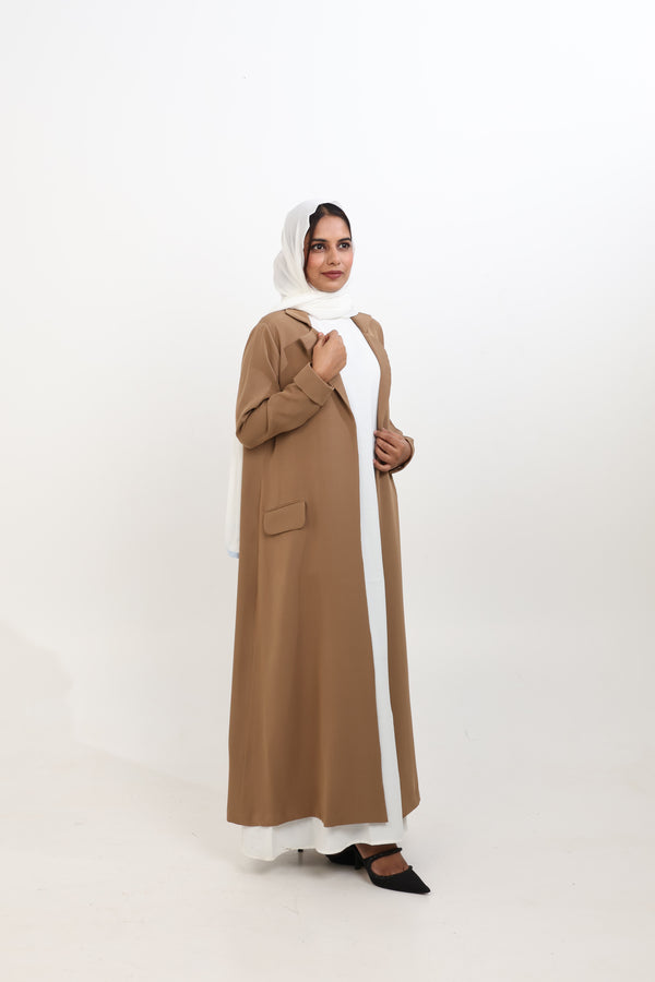 FAY LONG BLAZER - BEIGE