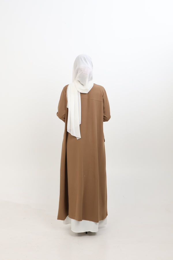 FAY LONG BLAZER - BEIGE