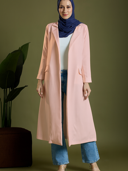 FAY LONG BLAZER - PINK