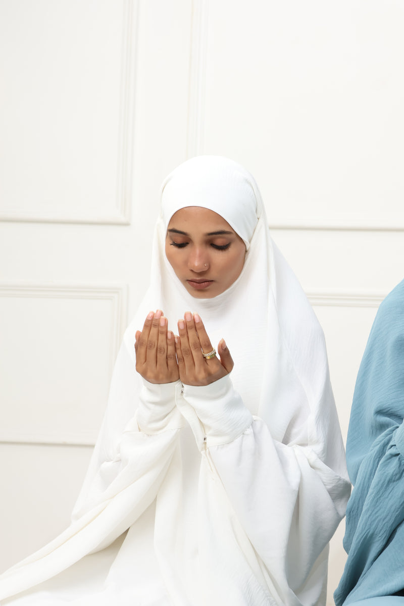JILBAB - 2PC - WHITE