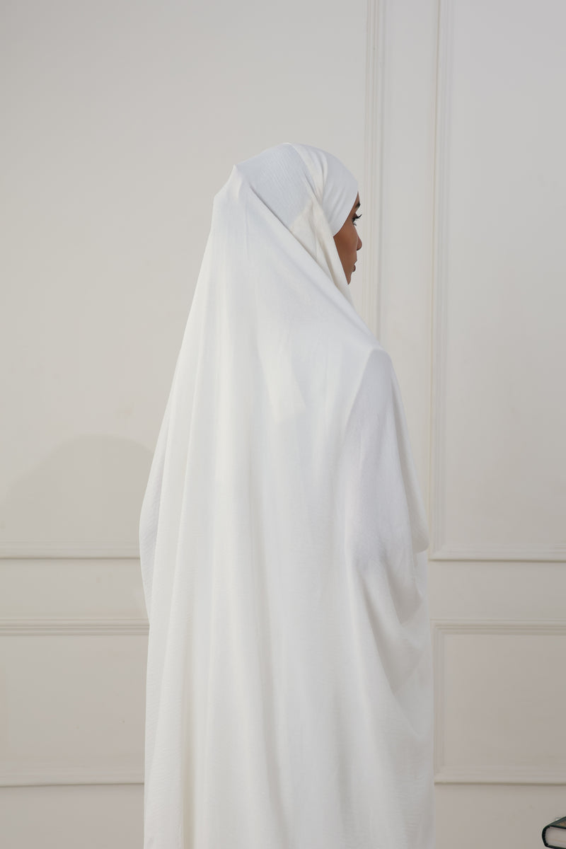 JILBAB - 2PC - WHITE