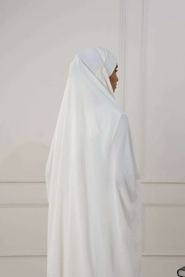 JILBAB - 2PC - WHITE