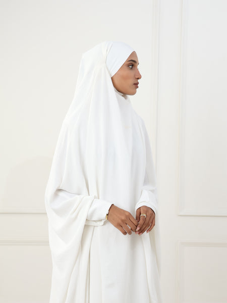 NOURA JILBAB - WHITE