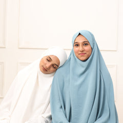JILBAB - 2PC - WHITE