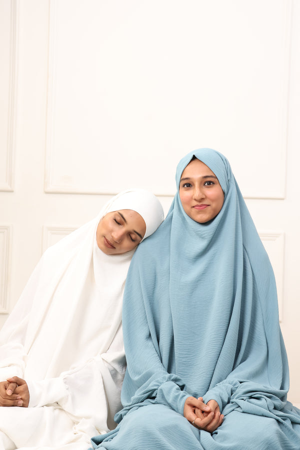 JILBAB - 2PC - WHITE