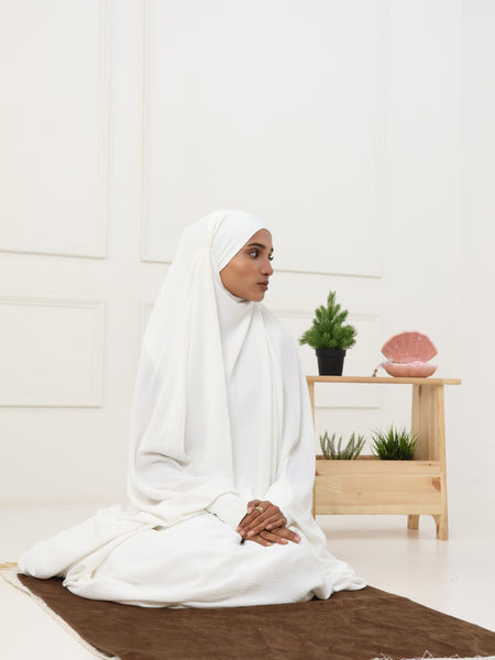 NOURA JILBAB - WHITE