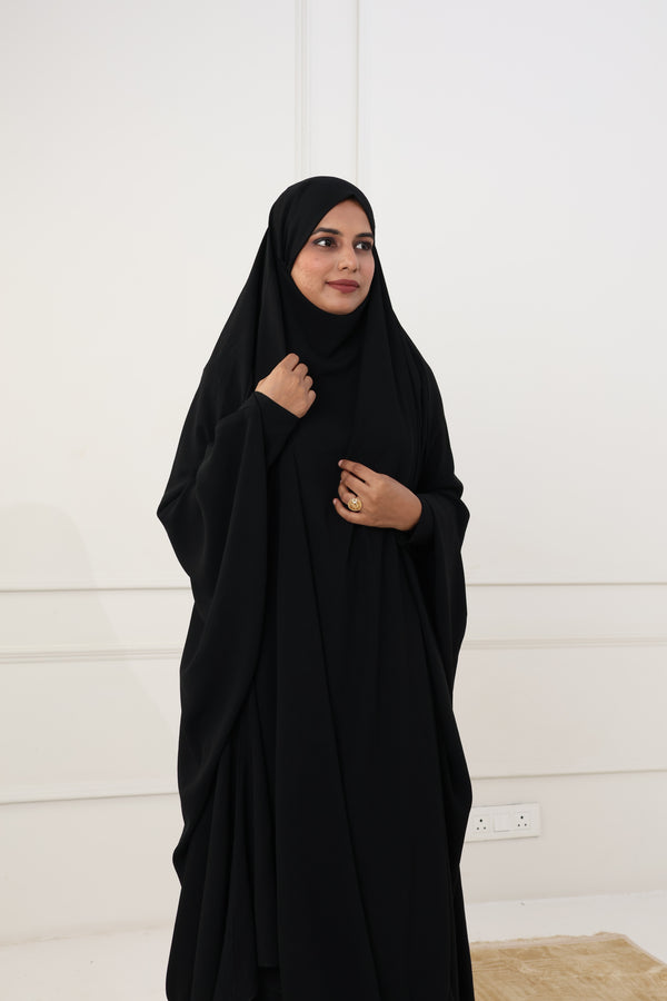 JILBAB - 2PC - BLACK