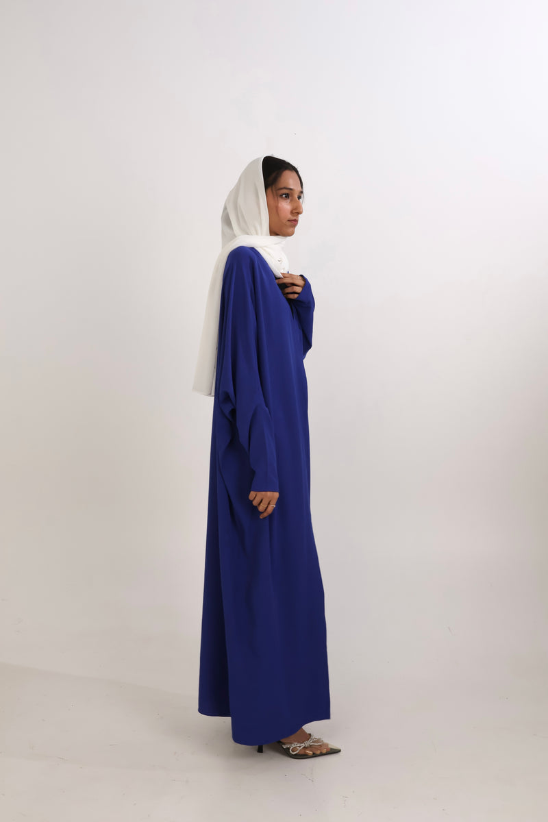 HANA OPEN CAPE - INDIGO BLUE