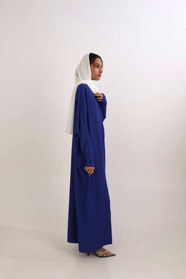 HANA OPEN CAPE - INDIGO BLUE