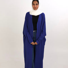 HANA OPEN CAPE - INDIGO BLUE