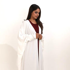HANA OPEN CAPE - WHITE