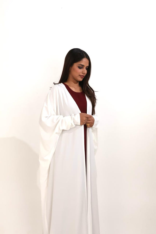 HANA OPEN CAPE - WHITE