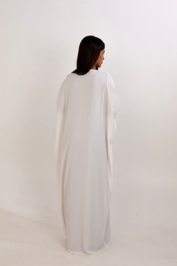 HANA OPEN CAPE - WHITE