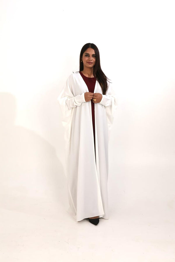 HANA OPEN CAPE - WHITE