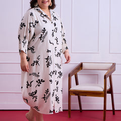 EVA DRAPE DRESS