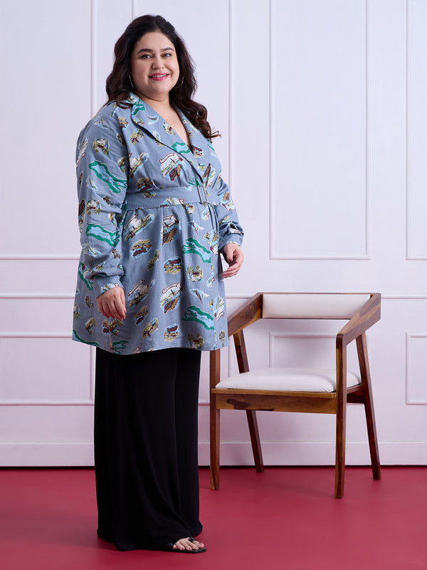 AZURE BLAZER DRESS