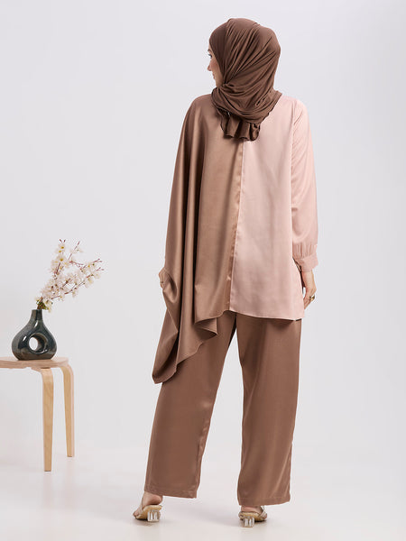 ELORA CORD SET - BLUSH & MOCHA