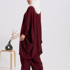 Mira Co-ord Set - Maroon