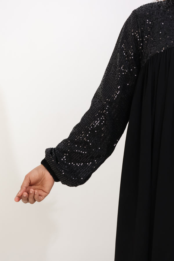 ZAHRA SHIMMER ABAYA - WITH HIJAB
