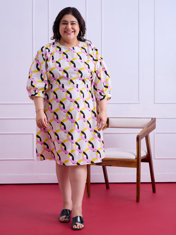COTTON CANDY SWIRL DRESS
