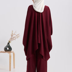 Mira Co-ord Set - Maroon