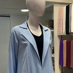 FAY LINEN BLAZER - SKY BLUE