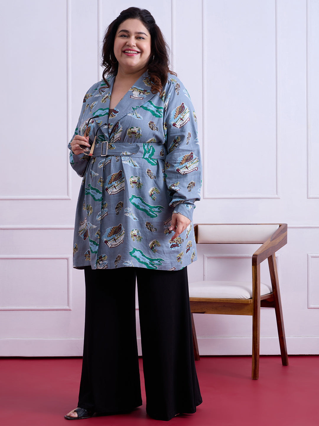Azure Blazer Dress