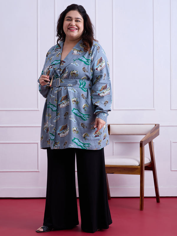 AZURE BLAZER DRESS
