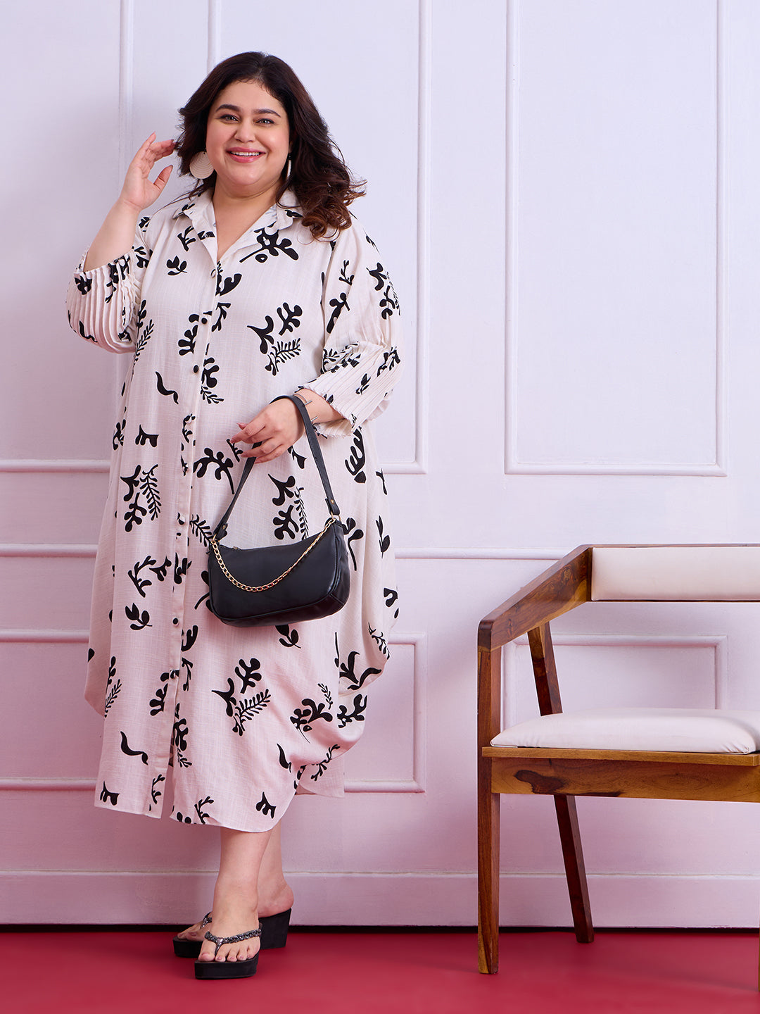 EVA DRAPE DRESS