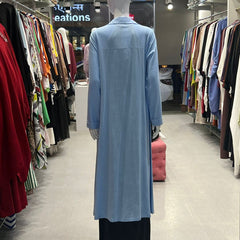 FAY LINEN BLAZER - SKY BLUE