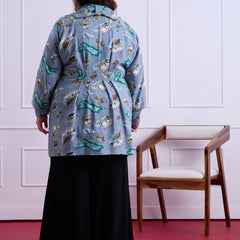 Azure Blazer Dress