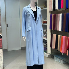 FAY LINEN BLAZER - SKY BLUE