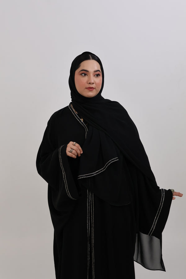 NADIA JEWELLED ABAYA - WITH HIJAB