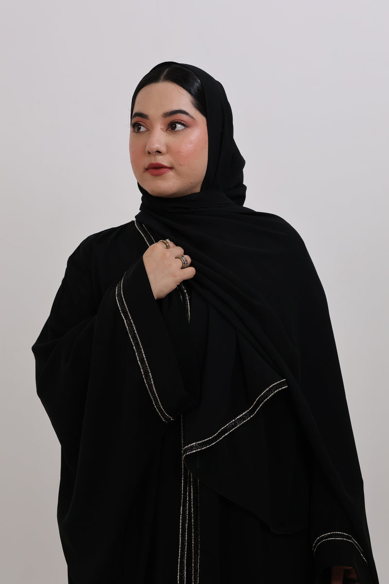 NADIA JEWELLED ABAYA - WITH HIJAB