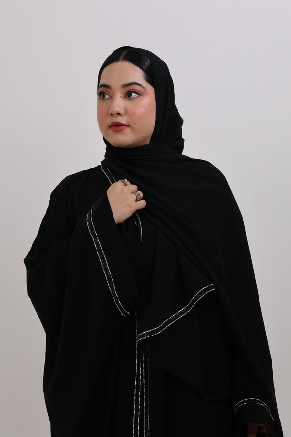 NADIA JEWELLED ABAYA - WITH HIJAB