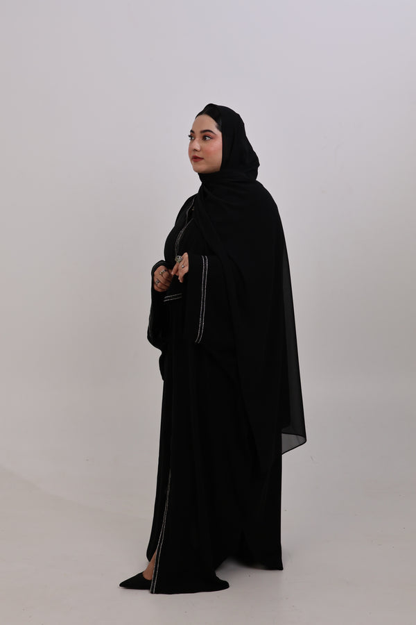 NADIA JEWELLED ABAYA - WITH HIJAB